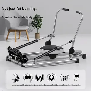 <span class=keywords><strong>Rameur</strong></span> <span class=keywords><strong>hydraulique</strong></span> à résistance au vent pour usage domestique, entraînement complet du corps, équipement de fitness d'intérieur - Product Image 2