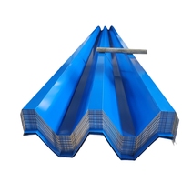 Tôles d'acier ondulées galvanisées et revêtues de couleur DX53D+Z, directement de l'usine, gamme complète de couleurs disponible