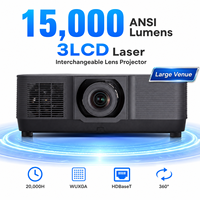 Projecteur laser à courte focale 15000 ANSI Lumens WUXGA 3LCD pour les salles de conférence, les expositions et les grands écrans