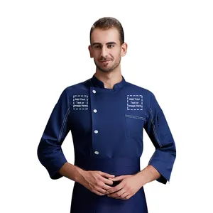 도매 전문 레스토랑 싱글 브레스트 유니폼 디자인 요리사 이그 제 큐 티브 요리사 유니폼 다른 유니폼