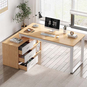 Bureau moderne et simple, combinaison de personnel, double personnel, bureau en métal - Product Image 3