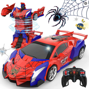 <b>Spider</b> Car <b>Remote</b> <b>Control</b> Robot Toy 1:16 Scale Light Sound Transforming Model For Boys Age 8 13 Years - Product Image 1