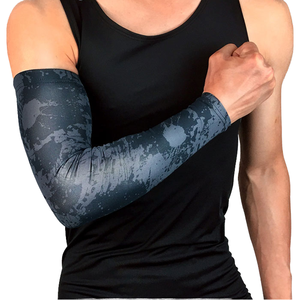 Herren- und Damen-Stil Individuell Bedruckte Fahrrad-Armstulpen Anpassbar Übergröße Graduierte Kompression Polyester-Spandex Schnelltrocknend - Product Image 4