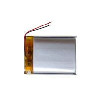 3.7V 600mAh 503040 2 kabel baterai Li-Ion Ion litium polimer untuk Earphone TWS Headphone MP3 SPEAKER GPS L165