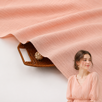Tissu satiné texturé super doux et riche en texture, poids moyen, mélange de rayonne tissée, idéal pour les robes féminines - Vente chaude