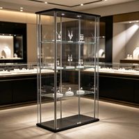 Vitrine à bijoux avec éclairage LED personnalisable