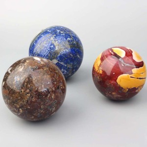 Nouvelle sphère de Lapis Lazuli en pierre précieuse naturelle pour la guérison et la décoration - Product Image 6
