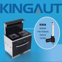 Aktuator Linear Listrik Grosir 12V/24V DC IP43 Tahan Air Bersertifikasi CE Torsi Tinggi Kapasitas Beban 6000N Magnet Permanen Kipas