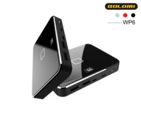 Promotion en stock : Batterie externe sans fil 10W 10000mAh, ports multiples, boîtier en verre et aluminium, idéale pour le bureau et la maison