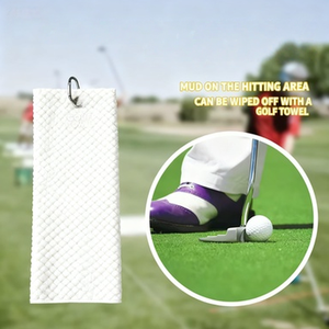 Stampa a trasferimento termico di alta qualità in microfibra Waffle Golf e Yoga asciugamano da Yoga a griglia di ananas stampato asciugamano sportivo ricamato - Product Image 6