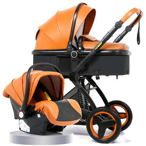 Poussette Bébé Luxe avec Siège Auto 3 en 1 - Landau, Poussette de Marche et Nacelle - Fabrication - Product Image 3