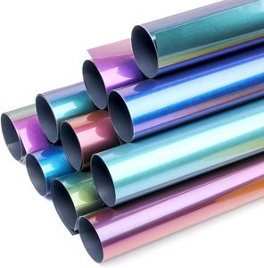 Yesion transfert de chaleur HTV vinyle arc-en-ciel réfléchissant fer sur vinyle pour T-Shirt caméléon holographique pour <span class=keywords><strong>Cricut</strong></span> et <span class=keywords><strong>Silhouette</strong></span> - Product Image 1