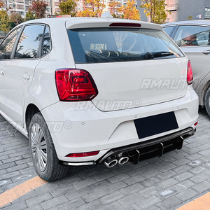 ลิ้นดิฟฟิวเซอร์กันชนหลังรถยนต์  ลิ้นสปอยเลอร์ด้านข้าง สำหรับ Volkswagen Polo MK5 6R 2009-2014 ชุดแต่งตัวถังรถยนต์ - Product Image 6