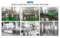 Machine de mise en bouteille de bière en verre de 350 ml