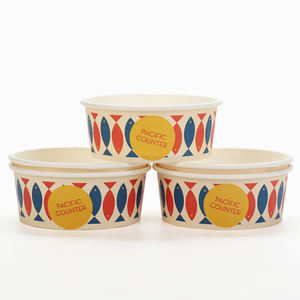 Tazón de Papel Kraft Biodegradable Desechable para Ensaladas y Comida Caliente con Tapa - Product Image 5