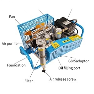 Elektrischer tragbarer Luft kompressor 300 Liter Pcp Luft kompressor - Product Image 5