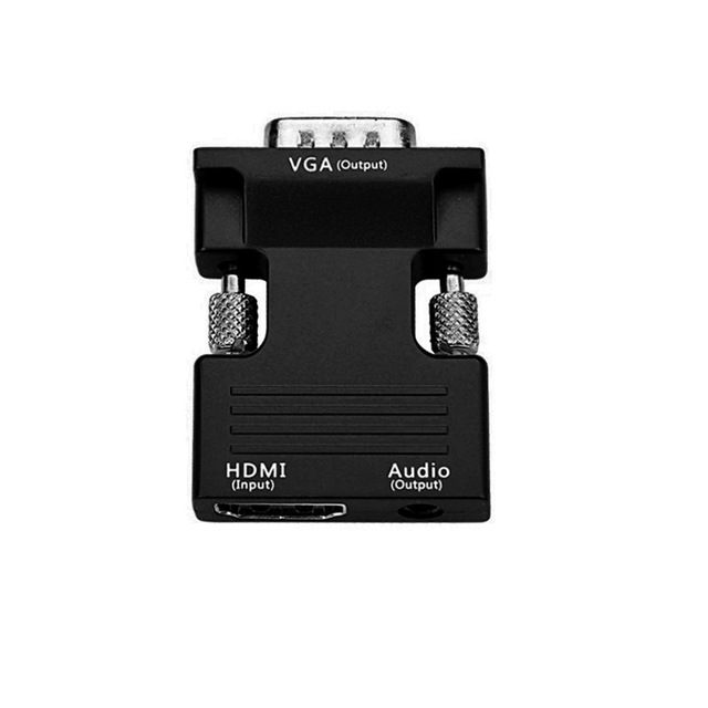 HD to VGA Converter with Audio - HD to VGA Female to Male Converter