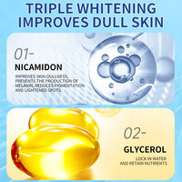 Masque de feuille de mucine d'escargot VC coréen Masque facial en coton à la glycérine Apple avec hyaluronate de sodium éclaircissant hydratant OEM/ODM