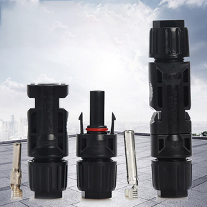 Connecteurs de câbles solaires CC mâles et femelles pour systèmes de panneaux solaires photovoltaïques, connecteurs à courant continu confortables - Product Image 6