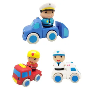 Custom Vinyl Removable Diy Wheels Cars Toy Set Educational Toys for New Born Baby Boy Gift
