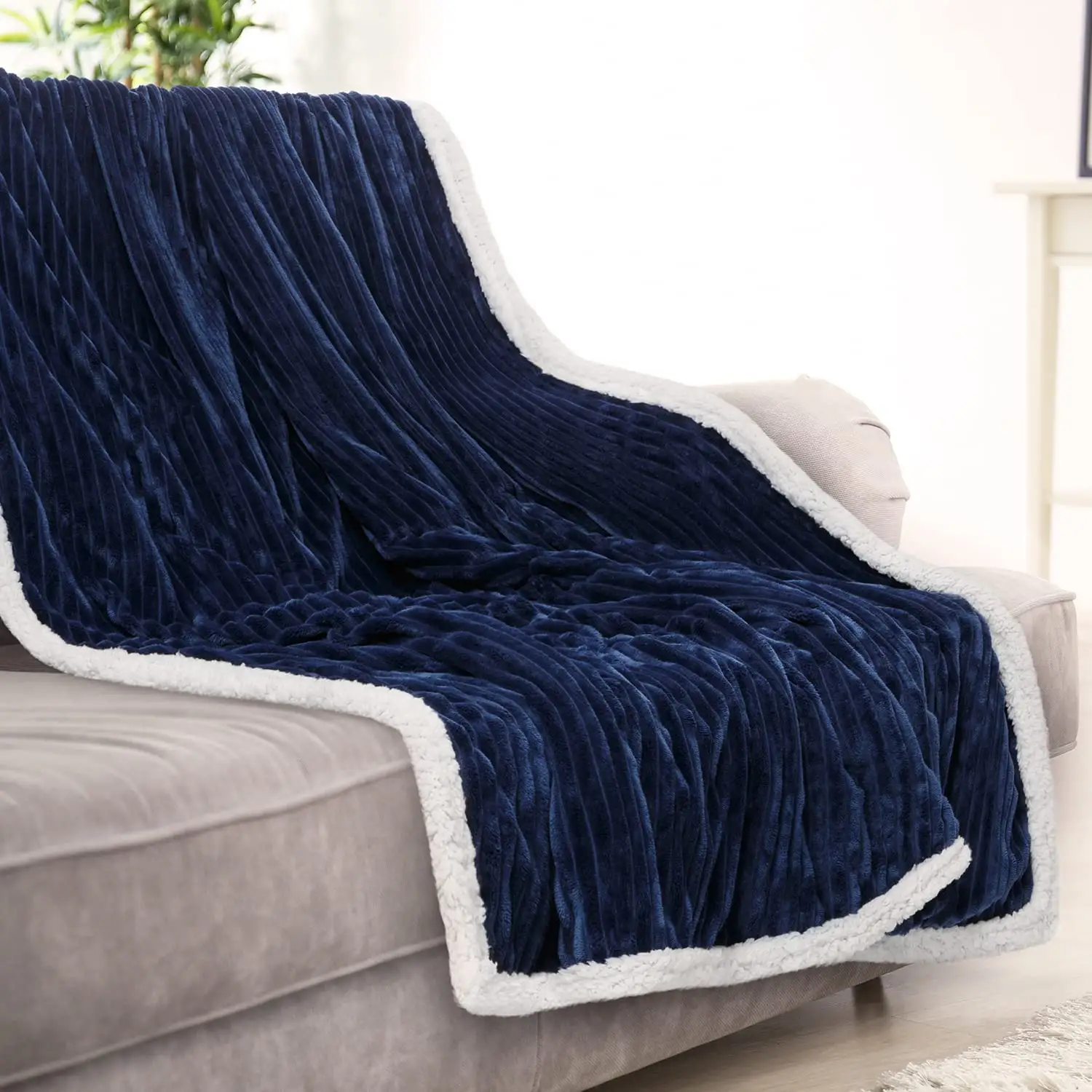 2022 New design most popular pattern Jacquard 100% cotton throw knitted Comfortable cotton blanket soft hot sell