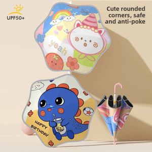 Parapluie à long manche pour enfants, motif animal mignon, imperméable, portable, ultra-léger, design compact, vente en gros - Product Image 4