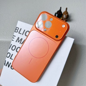 Coque de téléphone durable Capa De Celular Original AG Verre mat Grande fenêtre Magnétique Fundas Coque arrière pour <span class=keywords><strong>Iphone</strong></span> 17 Air 16 <span class=keywords><strong>Pro</strong></span> <span class=keywords><strong>Max</strong></span> - Product Image 1