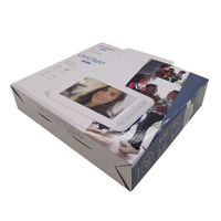 Boîte cadeau en carton personnalisée avec poignée en plastique, boîte en carton ondulé pour appareil photo