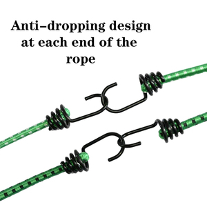 Vente en gros de sangles élastiques robustes pour moto cordons élastiques réglables pour vélo avec crochets corde élastique corde d'arrimage - Product Image 5