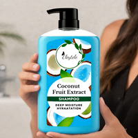 Shampooing de Luxe Nettoyant en Profondeur Naturel Hydratant Rafraîchissant pour Cheveux et Cuir Chevelu Doux Anti-Pelliculaire à l'Huile de Coco en Gros