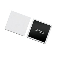 Vente en gros d'aimants rectangulaires carrés pour réfrigérateur, souvenirs, aimants vierges personnalisés en céramique pour impression par sublimation