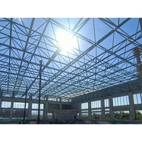 Toit commercial industriel en métal pour le bâtiment préfabriqué de structure en acier d'atelier extérieur