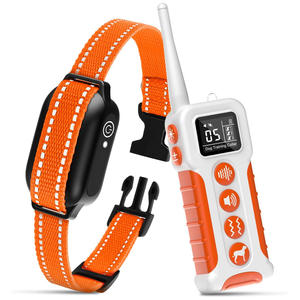 طوق تدريب الكلاب مقاوم للماء بمعيار IPX7 مع جهاز صوتي وصدمة لمسافة 3300 قدم، جهاز مضاد للنباح، طوق تدريب الكلاب بالتحكم عن بعد الكهربائي - Product Image 1