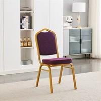 Chaises d'hôtel modernes empilables en gros à prix abordable pour banquets, fêtes, bureaux, salles à manger, entrées et parcs