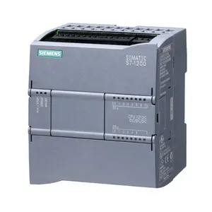 Siemens PLC pengontrol CPU asli, modul CPU kompak SIMATIC S7-1200 CPU 1212C DC/DC/DC 8DI/6DQ/2AI CPU