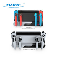 Station de charge 4 en 1 TNS-0122 pour manettes N Switch, support de charge pour Joy-Con NS