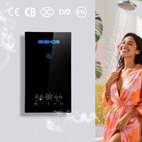 Chauffe-eau électrique instantané compact 9 kW à puissance variable AI, auto-ajustable, pour extérieur et garage