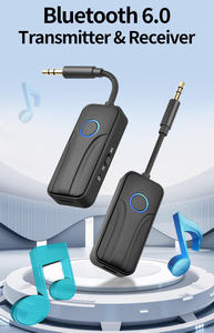 Receptor y transmisor de audio <span class=keywords><strong>Bluetooth</strong></span> BT6.0 para avión BT200, adaptador de audio para computadora y automóvil (uno a dos) - Product Image 6