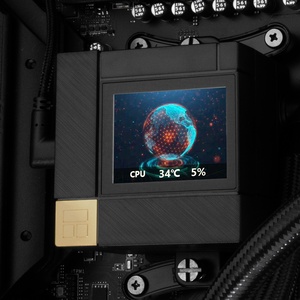 ชุดระบายความร้อนซีพียู Thermalright Core Matrix 360 Vision ARGB สีดำ-ขาว แบบ AIO ขนาด 360 มม. พร้อมจอแสดงผล IPS พัดลม PWM สำหรับคอมพิวเตอร์ตั้งโต๊ะเล่นเกม - Product Image 5