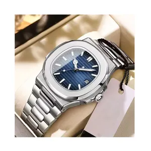 men's waterproof luxury watch Business Calendar Stainless steel Quartz Watch 2024 Explosive Sports custom men watch luxury