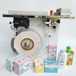 Machine d'étiquetage d'angle 35-90 pièces/min, scelleuse d'étiquettes à angle droit haute vitesse pour emballage anti-effraction, scelleuse d'angle pour boîtes en carton - Product Image 5