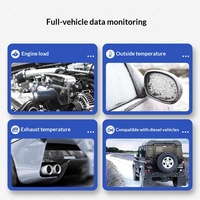 A600 Instrument OBD multifonction LCD AP-7, affichage tête haute, ordinateur de bord, vitesse, consommation de carburant, température de l'eau