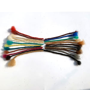 Extensions de cheveux humains brésiliens 100% faites à la main Dreadlocks de haute qualité et <span class=keywords><strong>Micro</strong></span> Locs dans les styles Afro Curl Wave - Product Image 4