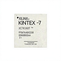 Circuit intégré FPGA Xilinx Kintex-7 XC7K160T-2FFG676C pour traitement haute vitesse et communication vidéo, montage en surface, 0°C~85°C