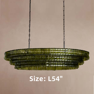 <span class=keywords><strong>Lampadario</strong></span> Moderno di Lusso da 36 Pollici per Soggiorno, Camera da Letto e Sala da Pranzo, in Vetro <span class=keywords><strong>Verde</strong></span> - Product Image 3