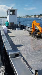 Chaland de débarquement en aluminium de 12 m avec <span class=keywords><strong>porte</strong></span> latérale et grue - Product Image 5