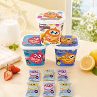 Emballage en boîte de 88g de biscuits croustillants macaron biscuit sandwich crémeux vente en gros
