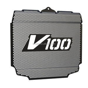 Accessoires de <span class=keywords><strong>moto</strong></span> pour <span class=keywords><strong>Moto</strong></span> <span class=keywords><strong>Guzzi</strong></span> V100 Mandello, grille de protection de radiateur, V <span class=keywords><strong>100</strong></span> V100 Mandello S, protection de radiateur Stelvio 1000 - Product Image 1