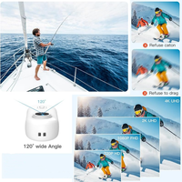 Caméra Vlog Mini HD 4K avec WiFi, Caméra d'Action Portable sans Fil pour le Sport, les Voyages et la Photographie, Enregistreur Vidéo de Poche