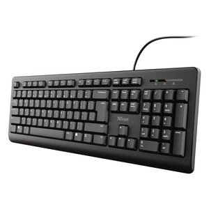 Teclado de computadora PRIMO con cable, negro 23882 - Product Image 1